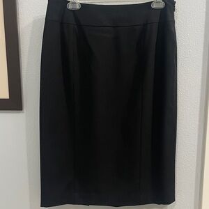 Lafayette 148 New York Black Pencil Skirt